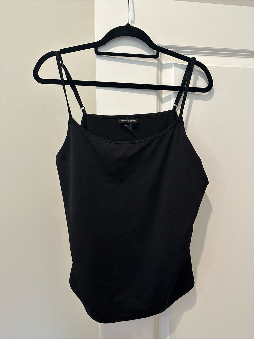 Lane Bryant Black Stretch Cami with Adjustable Straps Size 18/20